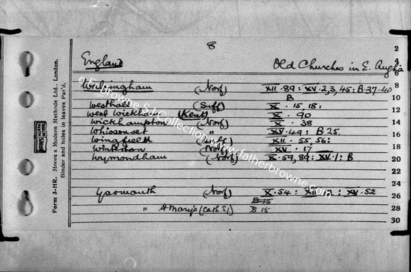 FR BROWNES INDEX